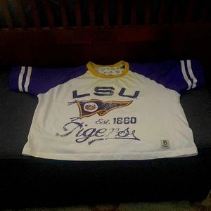 LSU crop top